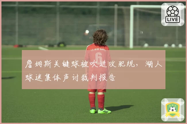 詹姆斯关键球被吹进攻犯规，湖人球迷集体声讨裁判报告